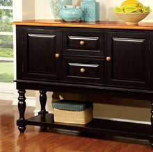 Load image into Gallery viewer, MAYVILLE Black/Antique Oak Server image