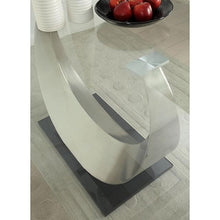 Load image into Gallery viewer, ORLA Silver/Black Dining Table