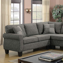 Load image into Gallery viewer, Rhian Dark Gray Sectional