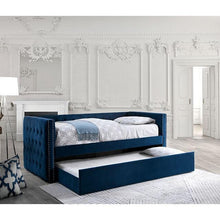 Load image into Gallery viewer, Susanna Navy Daybed w/ Trundle, Navy