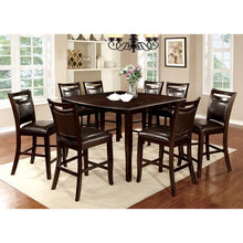 Load image into Gallery viewer, WOODSIDE II Dark Cherry/Espresso Counter Ht. Table w/ 18&quot; Leaf