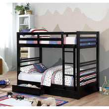 Load image into Gallery viewer, California Iv Black Twin/Twin Bunk Bed