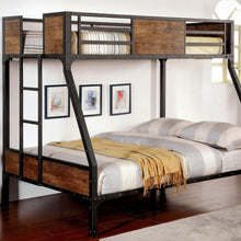 Load image into Gallery viewer, CLAPTON Black Twin/Full Bunk Bed image