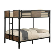 Load image into Gallery viewer, CLAPTON Black Full/Full Bunk Bed