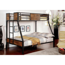 Load image into Gallery viewer, CLAPTON Black Twin/Full Bunk Bed