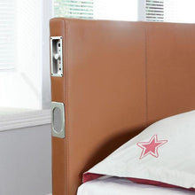 Load image into Gallery viewer, Evans E.King &amp; Cal.King Bed Espressso, White, &amp; Camel