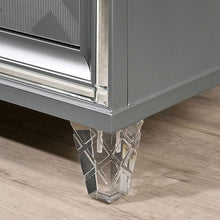 Load image into Gallery viewer, Emmeline Bed Silver &amp; White