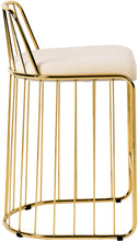 Load image into Gallery viewer, Gio Cream Velvet Stool