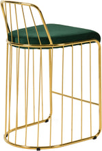 Load image into Gallery viewer, Gio Green Velvet Stool