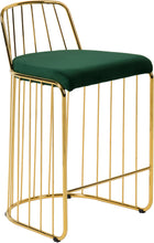 Load image into Gallery viewer, Gio Green Velvet Stool
