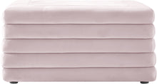 Load image into Gallery viewer, Lorenzo Pink Velvet Ottoman