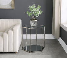 Load image into Gallery viewer, Sei Brushed Chrome End Table