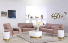 Load image into Gallery viewer, Deco White/Gold End Table
