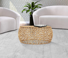 Load image into Gallery viewer, Priya Gold Coffee Table