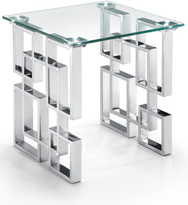 Alexis Chrome End Table