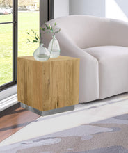 Load image into Gallery viewer, Acacia Chrome End Table