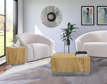 Load image into Gallery viewer, Acacia Chrome End Table