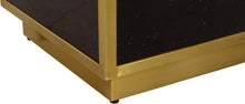 Load image into Gallery viewer, Glitz Black Faux Marble End Table