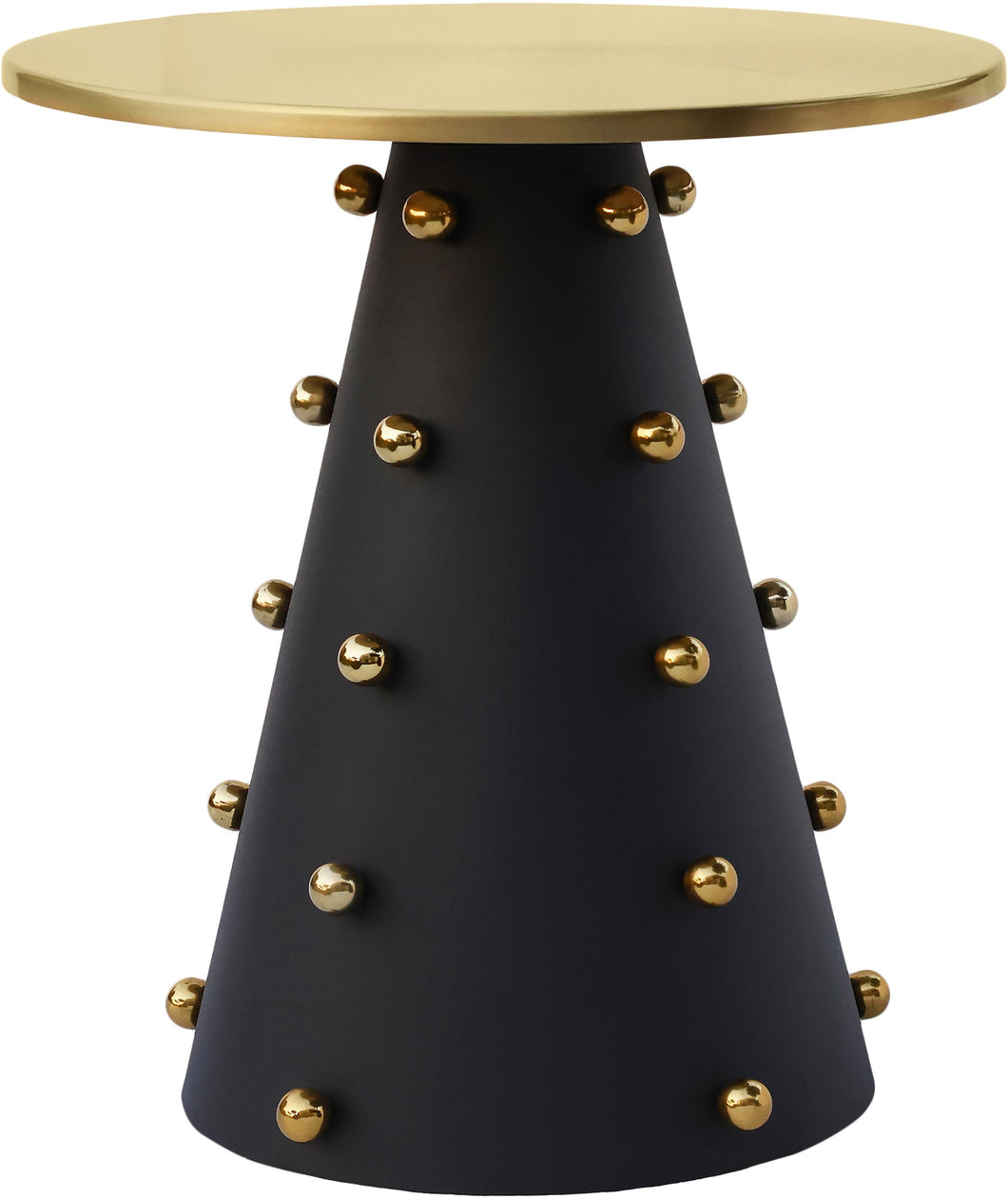 Raven Black / Gold End Table image