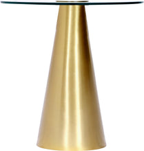 Load image into Gallery viewer, Glassimo Brushed Gold End Table