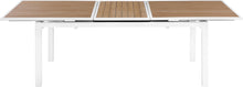Load image into Gallery viewer, Nizuc Brown manufactured wood Outdoor Patio Extendable Aluminum Dining Table