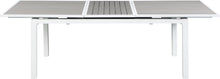 Load image into Gallery viewer, Nizuc Grey manufactured wood Outdoor Patio Extendable Aluminum Dining Table