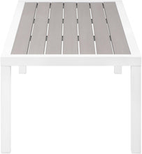 Load image into Gallery viewer, Nizuc Grey manufactured wood Outdoor Patio Aluminum Coffee Table