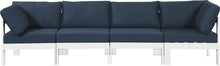 Load image into Gallery viewer, Nizuc Navy Waterproof Fabric Outdoor Patio Modular Sofa