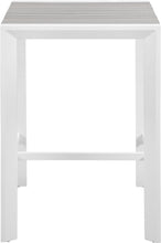 Load image into Gallery viewer, Nizuc Brown manufactured wood Outdoor Patio Aluminum Square Bar Table