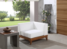 Load image into Gallery viewer, Rio Off White Waterproof Fabric Outdoor Patio Modular Corner Chair