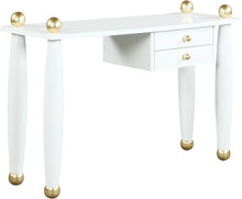 Load image into Gallery viewer, Etro White / Gold Desk/Console