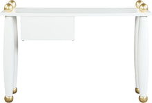 Load image into Gallery viewer, Etro White / Gold Desk/Console