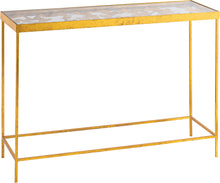 Load image into Gallery viewer, Butterfly Gold Console Table