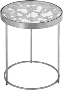 Butterfly Silver End Table