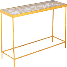 Load image into Gallery viewer, Butterfly Gold Console Table image