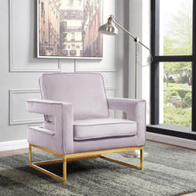 Load image into Gallery viewer, Noah Pink Velvet Accent Chair