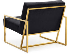 Load image into Gallery viewer, Pierre Black Velvet Accent Chair