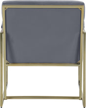 Load image into Gallery viewer, Wayne Grey Velvet Accent Chair