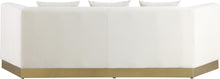 Load image into Gallery viewer, Marquis Cream Velvet Sofa