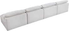 Load image into Gallery viewer, Serene Cream Linen Fabric Deluxe Cloud Modular Armless Sofa