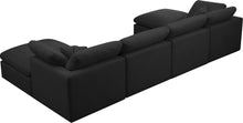 Load image into Gallery viewer, Plush Black Velvet Standard Cloud Modular Sectional