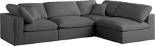Load image into Gallery viewer, Plush Grey Velvet Standard Cloud Modular Sectional