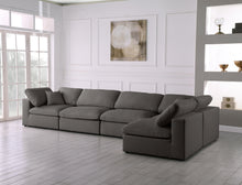 Load image into Gallery viewer, Plush Grey Velvet Standard Cloud Modular Sectional