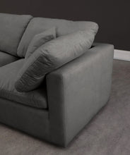 Load image into Gallery viewer, Plush Grey Velvet Standard Cloud Modular Sectional