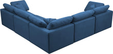 Load image into Gallery viewer, Plush Navy Velvet Standard Cloud Modular Sectional