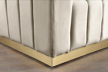 Load image into Gallery viewer, Marlon Cream Velvet Loveseat