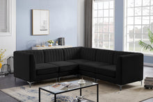 Load image into Gallery viewer, Alina Black Velvet Modular Sectional