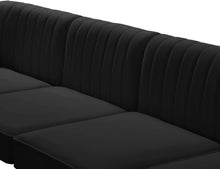Load image into Gallery viewer, Alina Black Velvet Modular Sectional