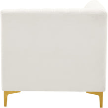 Load image into Gallery viewer, Alina Cream Velvet Corner Chair