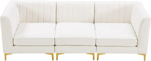 Load image into Gallery viewer, Alina Cream Velvet Modular Sofa